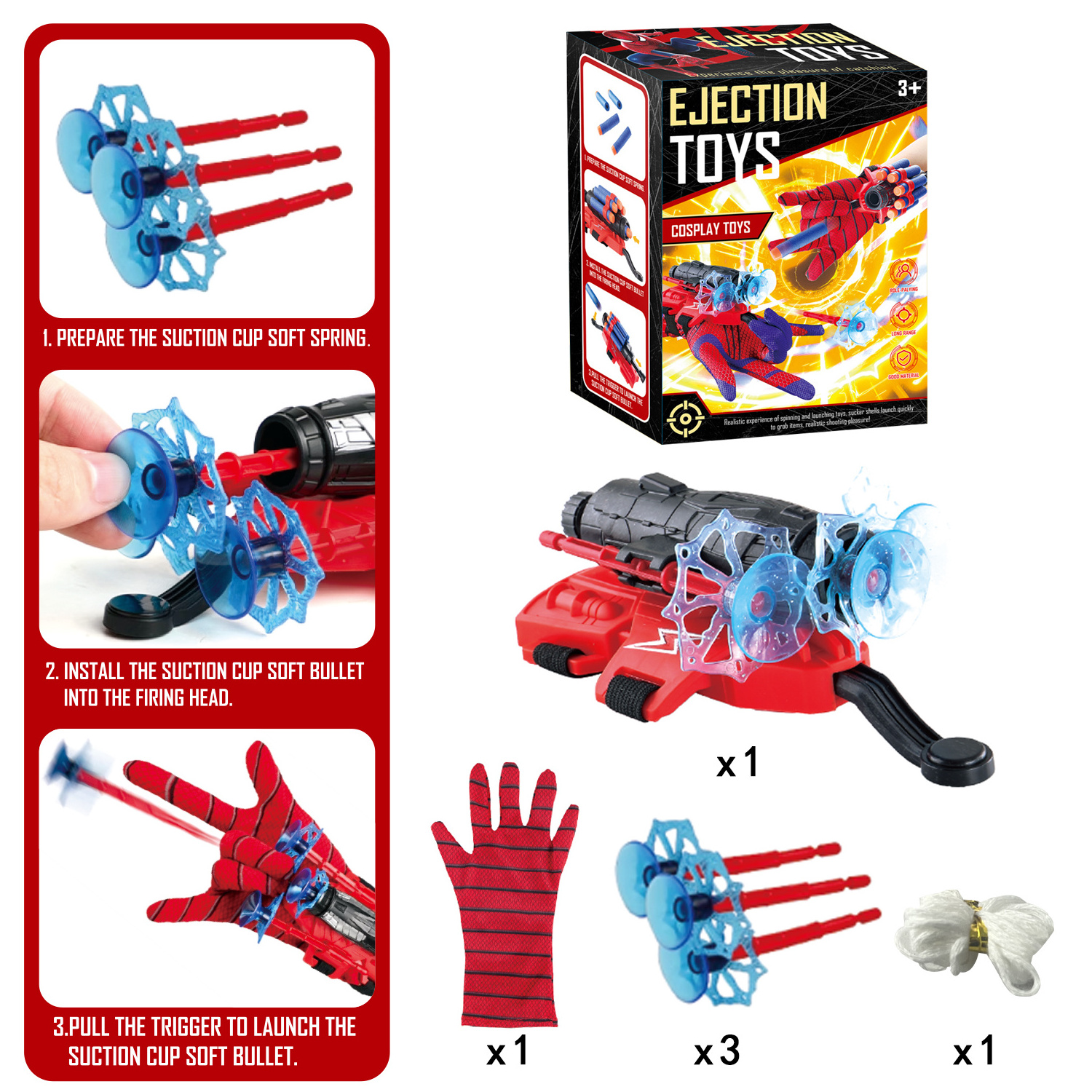 Spider Web Shooters For Kids Spider Web Shooter Wrist Launcher Toys