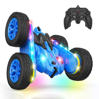 New Remote Control Car 4WD Stunt Rc Cars 360 Double Side Rc Stunt Car Rotate Carros De Control Remoto