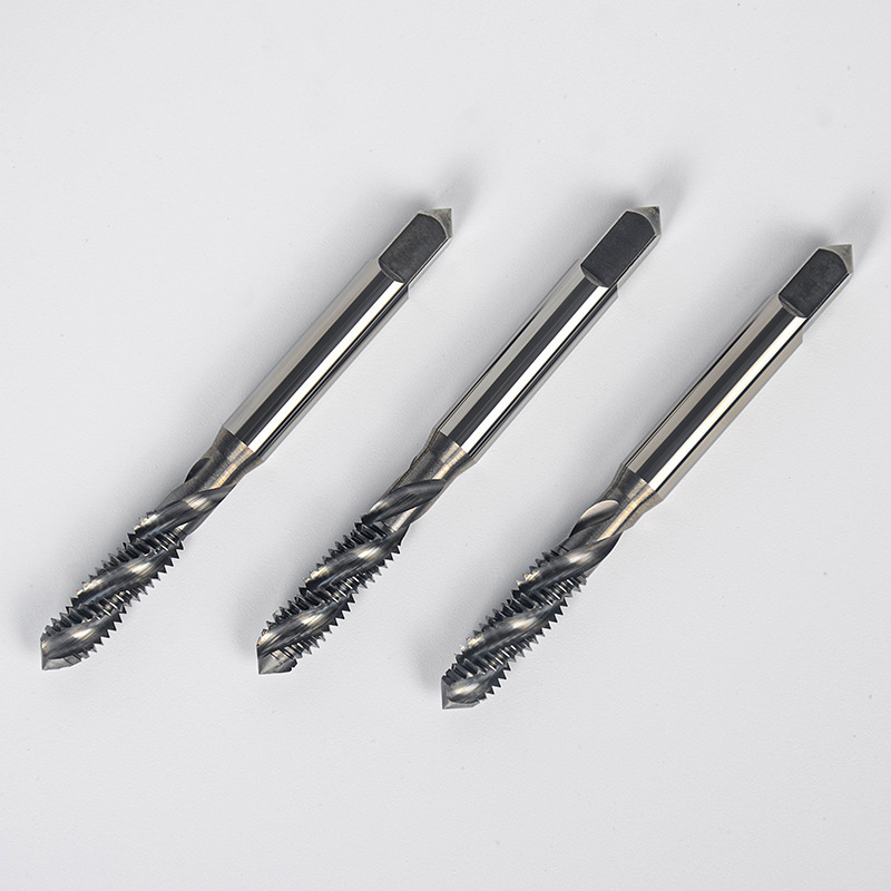 Solid Carbide Spiral Flute Taps Cnc Machine Tools Aluminum And Copper Processing Coating Thread Taps