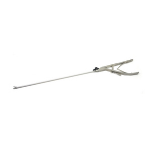 Needle Holder for Laparoscopic V Type Straight Tip, Laparoscopic Needle Holder Forceps