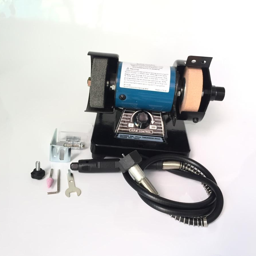 Hot Sale High Speed 150W Mini Multipurpose Bench Grinder Jewelry Grinding Polisher Machine