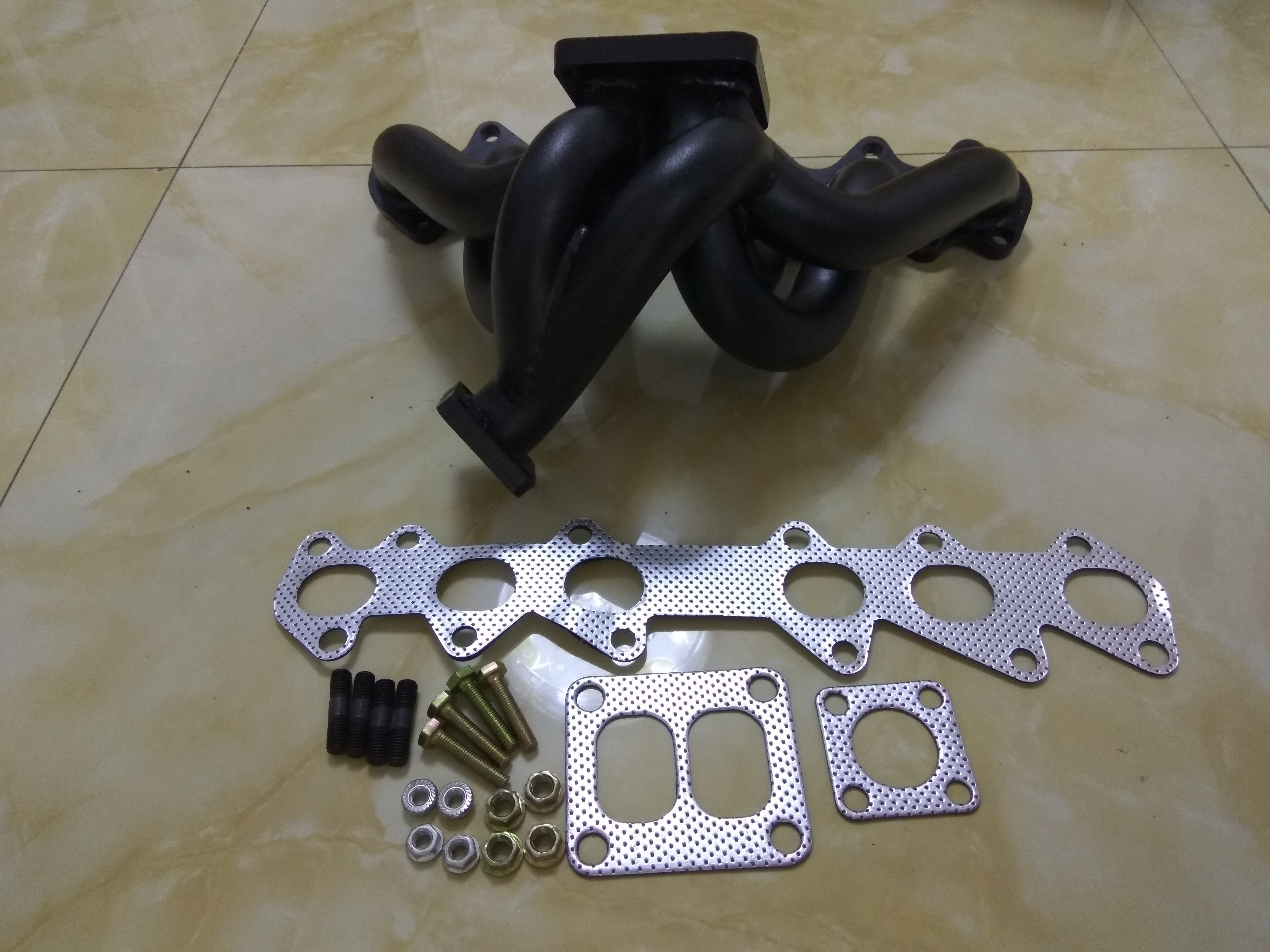 Exhaust manifold for supra soarer 2jzgte chaser turbo t4 2JZ JZA80 turbo manifold with gaskets