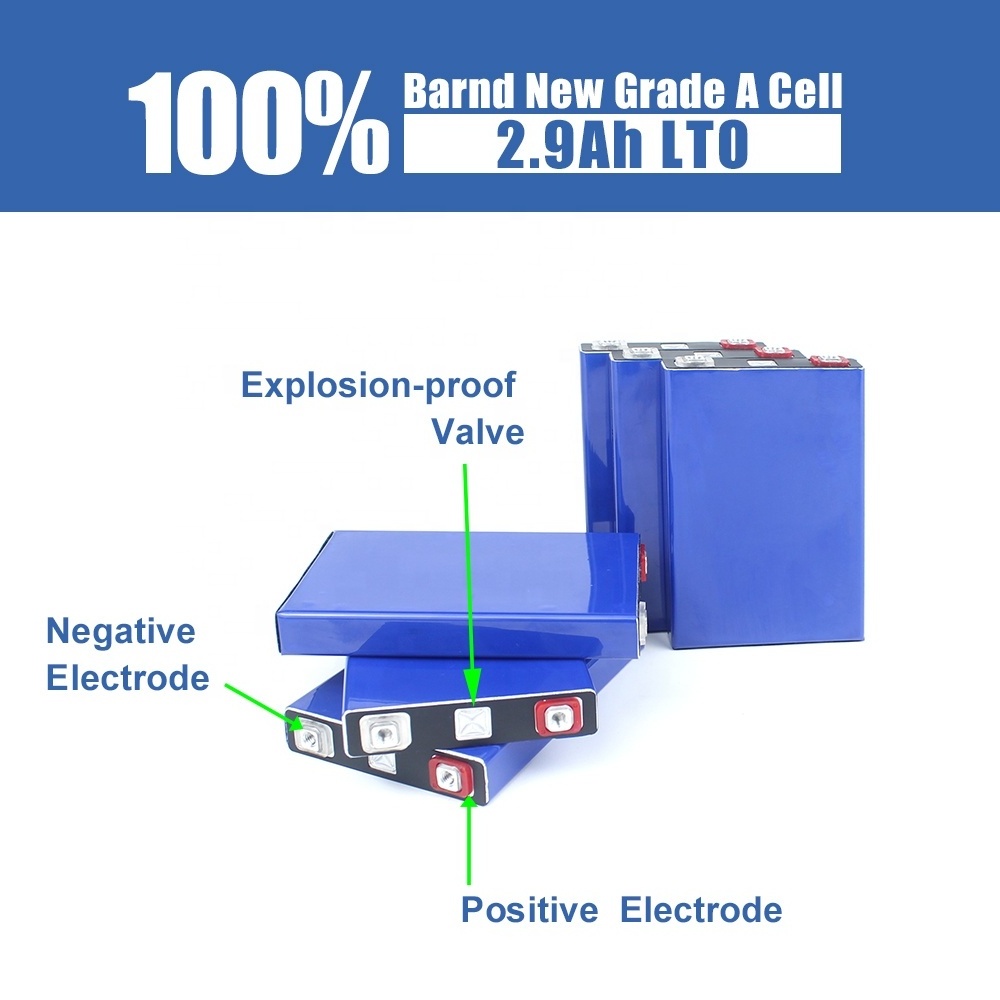 CMAX SCIB 2.3V 2.9Ah/10A/20A LTO Battery 75c Lithium ion Titanate Battery 12v battery pack for RV Solar car audio