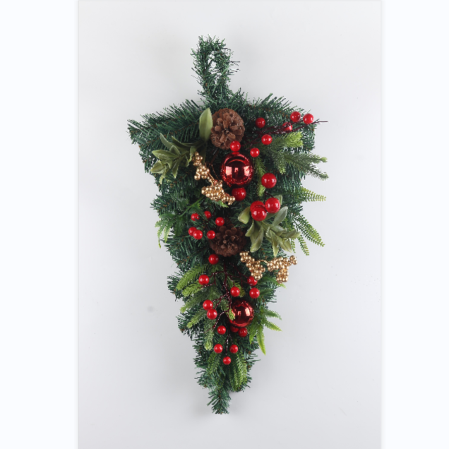 handmade artificial decorated Christmas tree branches flower pick for holiday  festival decoration