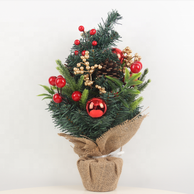 handmade artificial decorated Christmas tree branches flower pick for holiday  festival decoration