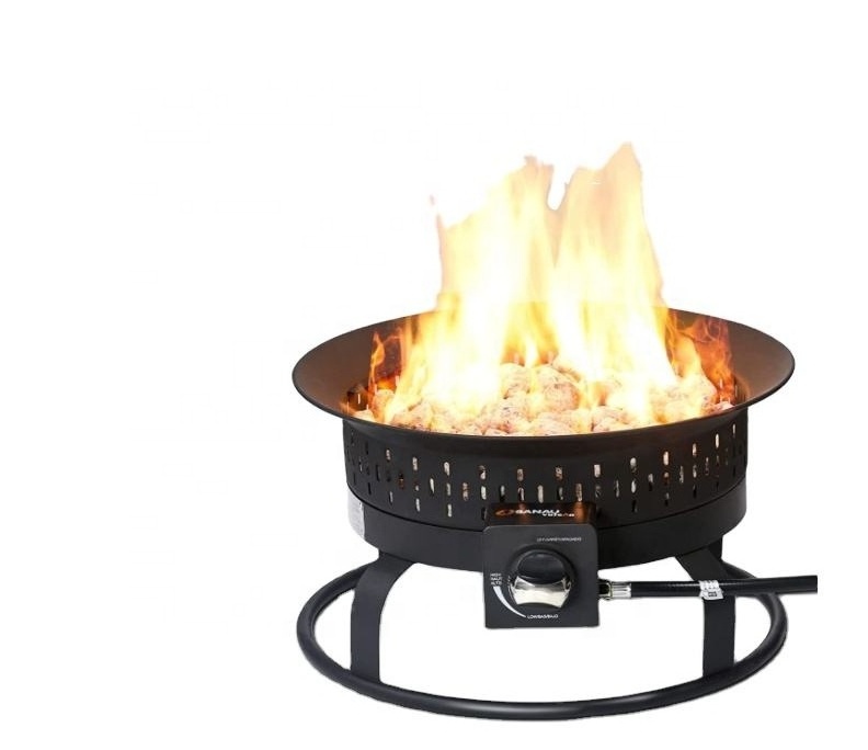 19'' Fire Bowl Outdoor Portable Propane Gas Fire Pit for Camping for Outside with Carry Handle