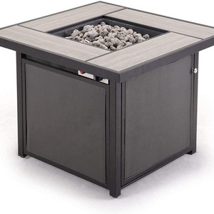 Backyard Patio Heavy Duty Firewood Grand Patio Propane Fire Pit Table Outdoor Square Gas Fire Pit Table