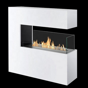 3 sided electric fireplace furniture