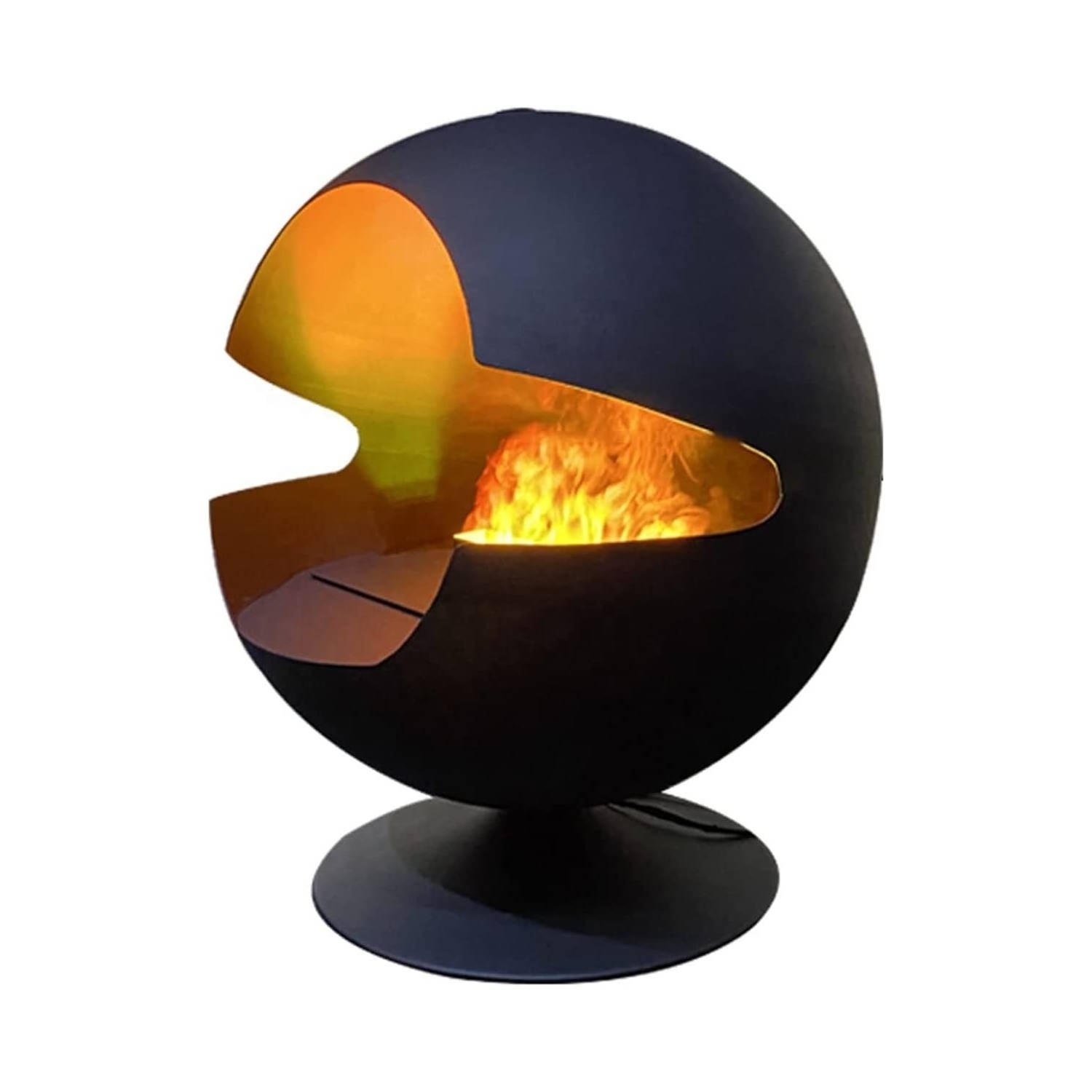 Decorative Globe Fire Pit Garden Backyard   Custom Design Outdoor Fire Sphere 3D Laser Cutting  Alcohol Burning Fire place