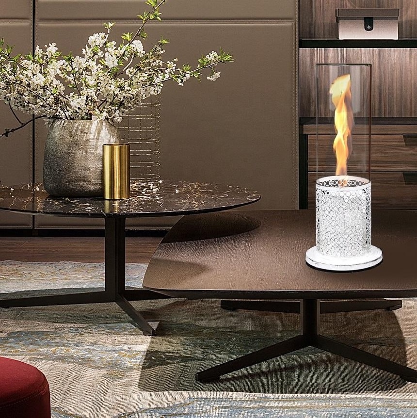 gel fire burner table top ethanol fireplace