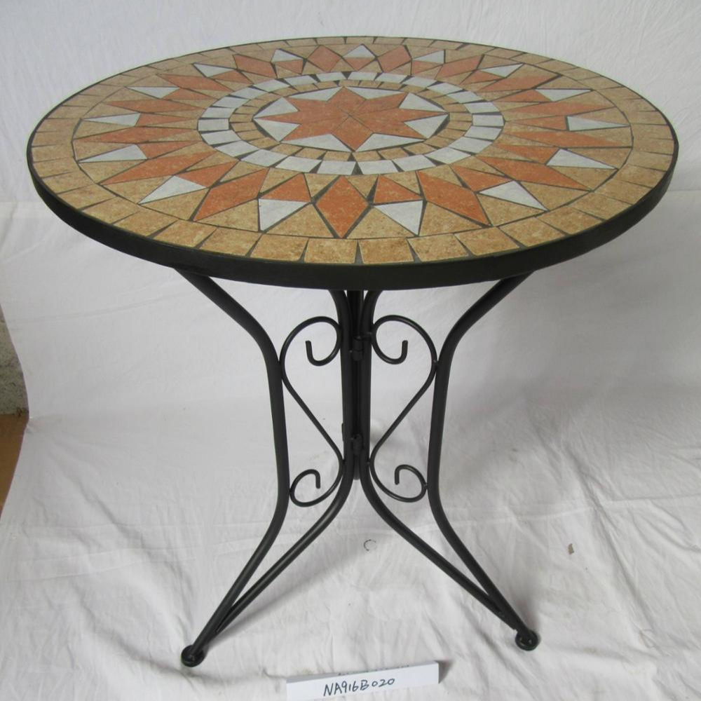 mosaic tile top table garden patio furniture outdoor