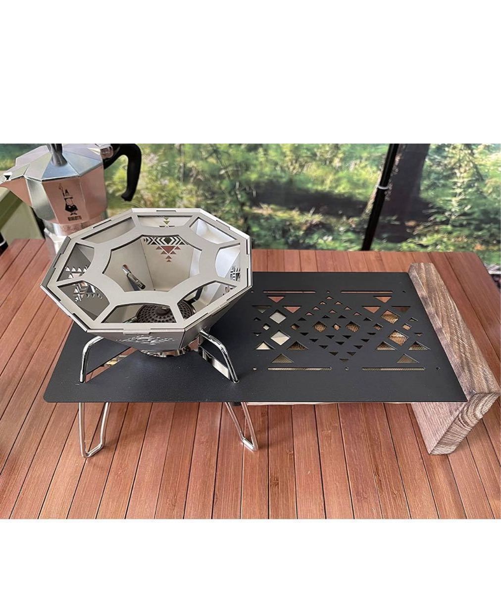 Mini Outdoor Stainless Steel Camping Picnic BBQ Travel Burning Gas fire pit  Stove Foldable Table Top Barbecue Grill