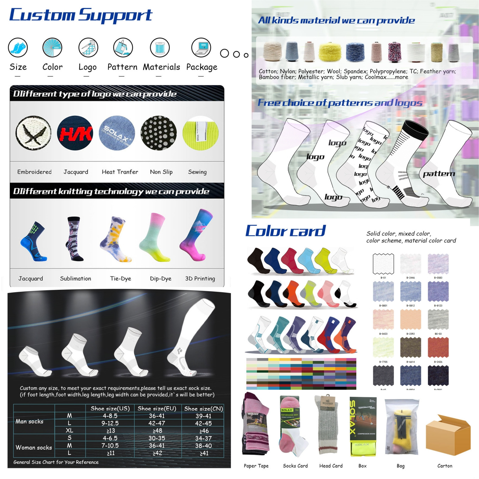 wholesale custom logo womens Performance socks seamless polyester mens sports running compression socks