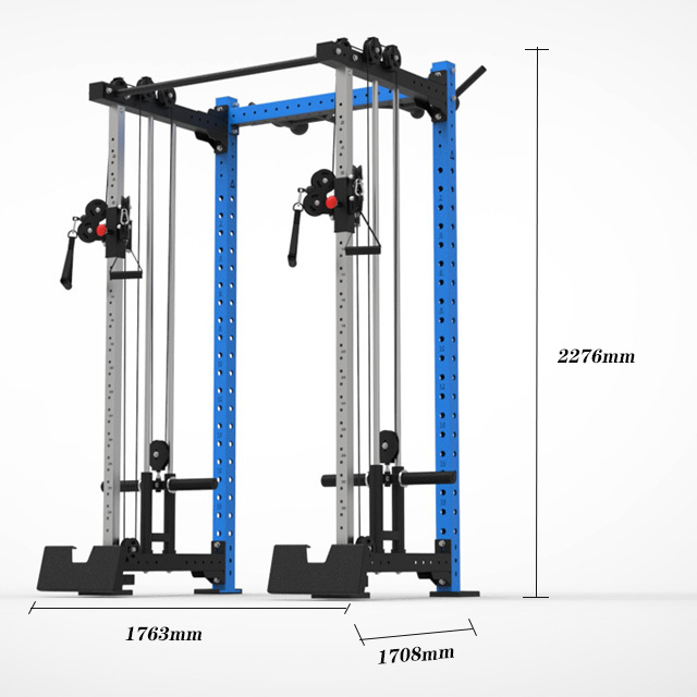 HALA-E6-019 Crossmax fitness rack cable crossover machine gym equipment power rack functional trainer