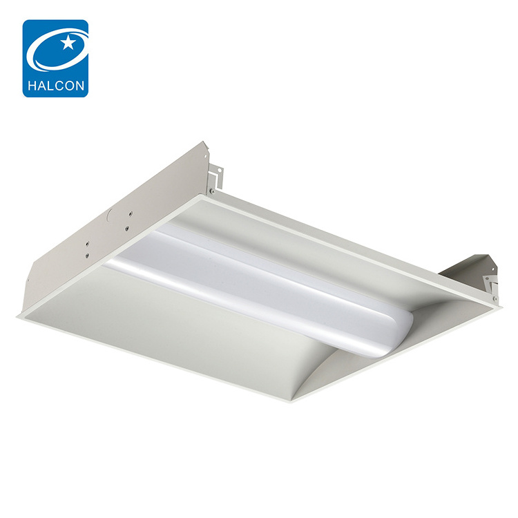 Commercial & Industrial Lighting Hospital Dimmable Lighting 2x2 2x4 24w 36w 42w 50w Recessed Mounted Led Troffer