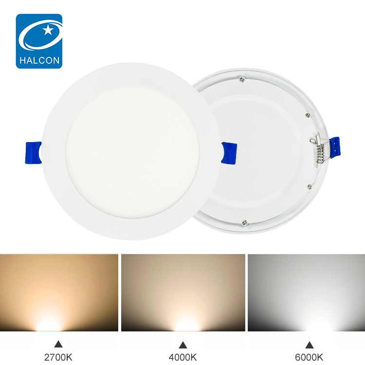 Halcon Indoor Lighting School Shop Corridor Office 9w 12w 18w 24w Commerical Round Led Panel Light