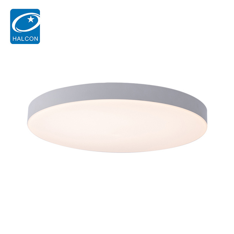 Hot Sale High Quality Two Layers Round Modern Led 12 Inch Stainless Steel K9 Crystal Flush Mount Ceiling Lamp