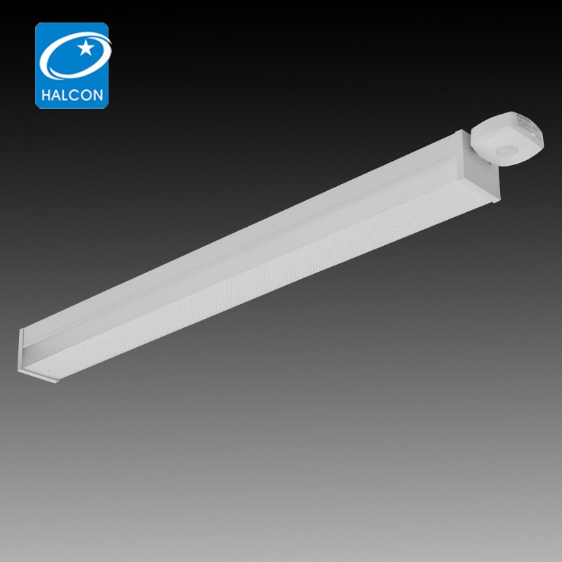 Commercial Stairwell Light 2ft 4ft 18 25 36 45 Watt Prismatic Lens Linear Led Wraparound Led Batten Light Tube Light