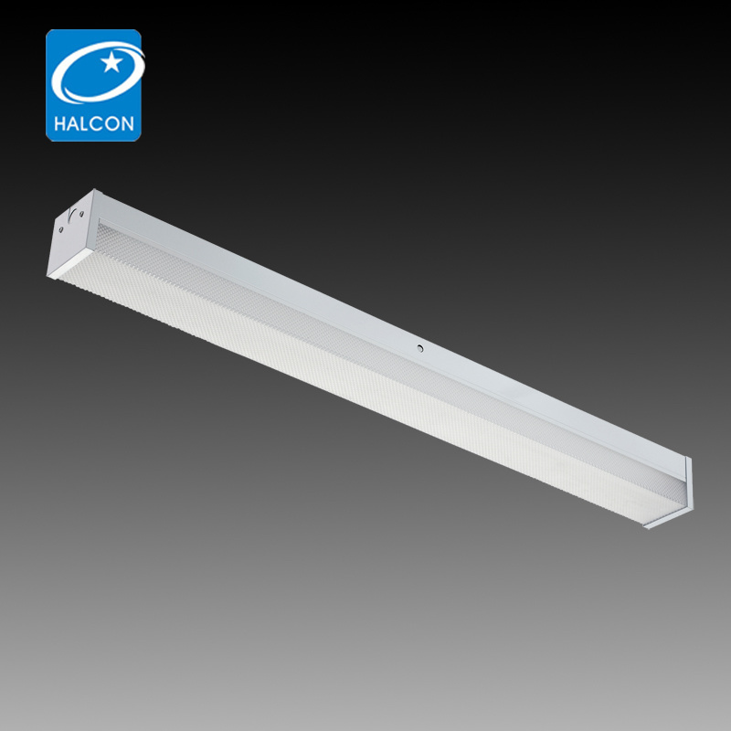 Commercial Stairwell Light 2ft 4ft 18 25 36 45 Watt Prismatic Lens Linear Led Wraparound Led Batten Light Tube Light