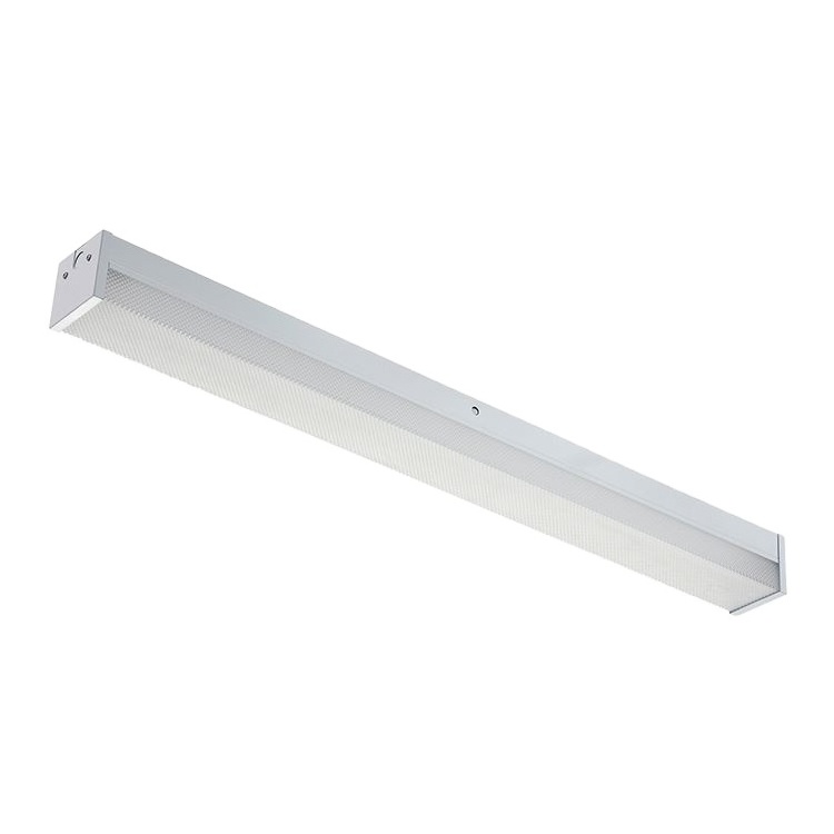 Commercial Stairwell Light 2 4ft 18 25 36 45 Watt  Prismatic Lens Linear Led Wraparound  batten fitting Led Batten Light