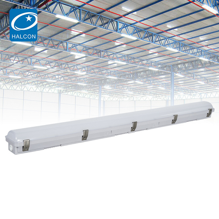 Ceiling Linear Led Light Fixture Ip65 Waterproof Tri-Proof Light 4ft 40w 60w Led Batten Light