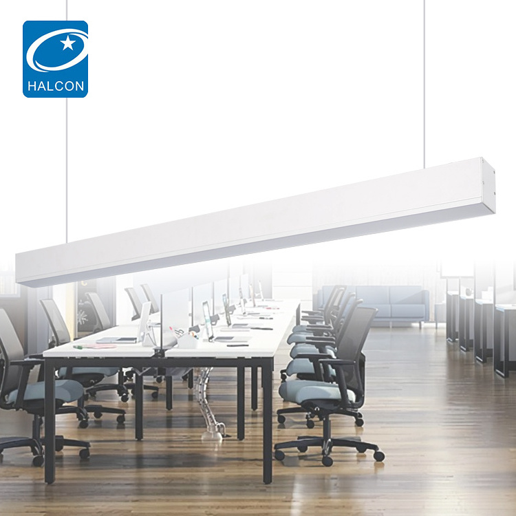 Aluminum Surface Installation Shop Office Indoor Lighting Hanging Linear Lamps 4ft 30w 40w Led Linear Pendant Light