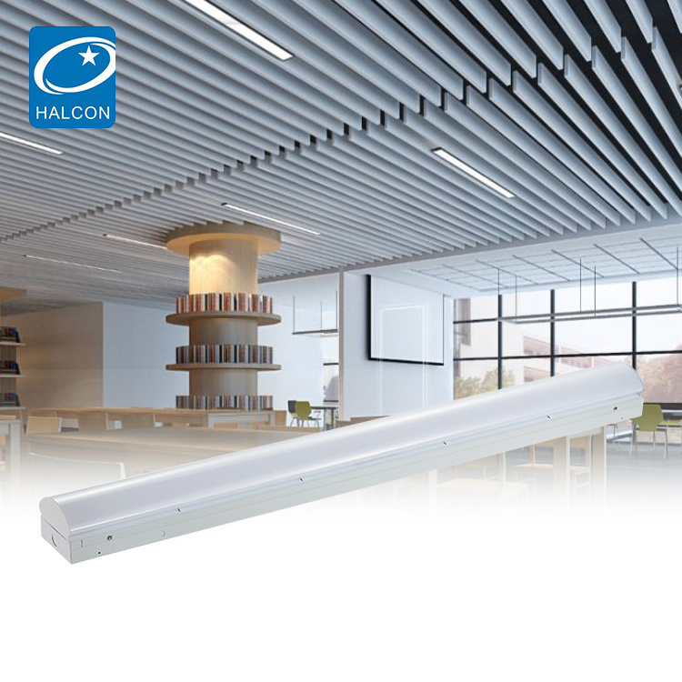 Suspended Mounted Shop Office LED Linear Lighting Fixtures 18w 24w 36w 63w 85w Led Batten Tube Light