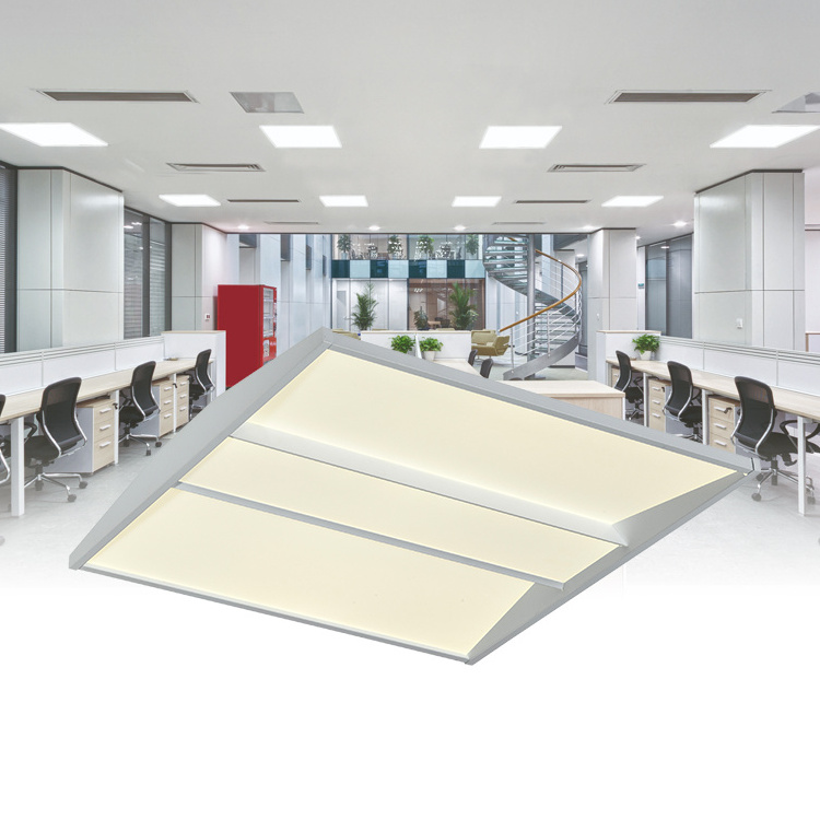 Office School Shopping Mall Flush Mounted Recessed Troffer Lighting 2ft 4ft 36w 50w Led Ceiling Panel Light