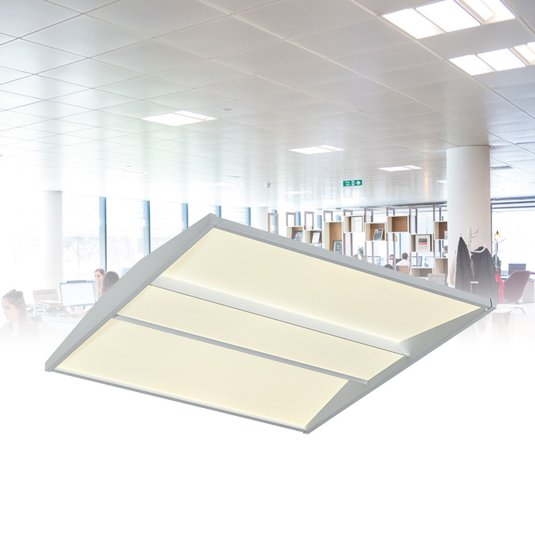 Office School Shopping Mall Flush Mounted Recessed Troffer Lighting 2ft 4ft 36w 50w Led Ceiling Panel Light