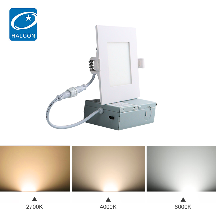 Good Quality Office Recessed Mount 4in 6in 8in 11in 9w 12w 18w 24w Dimmable LED Panel Lights