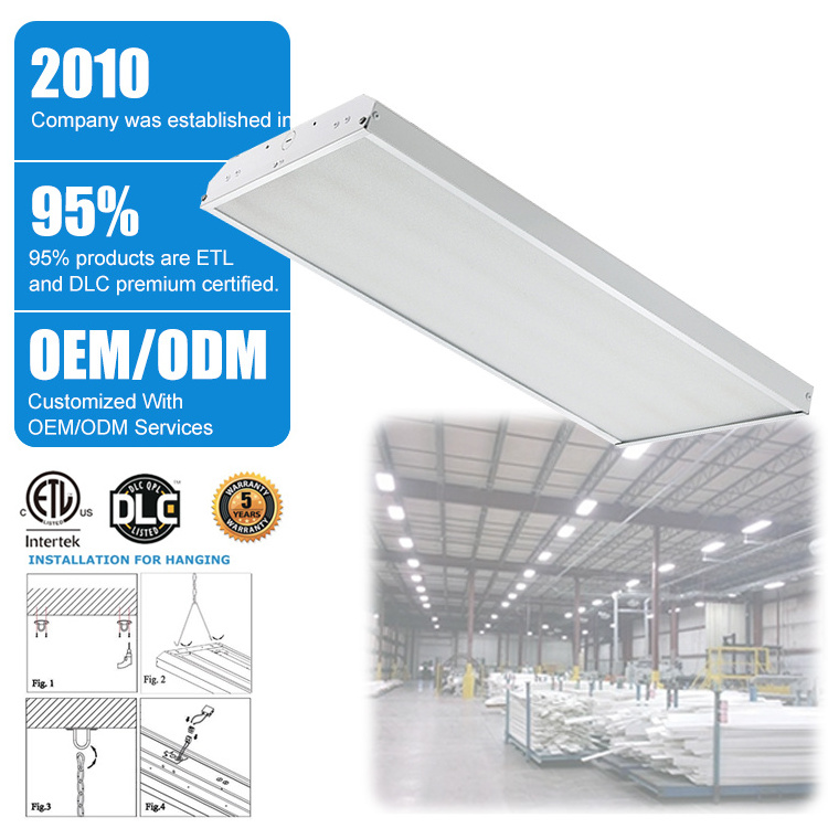 ETL Certification Commercial Industrial Lighting 2ft 4ft 140w 165w 220w 225w 325w Led Linear High Bay Light