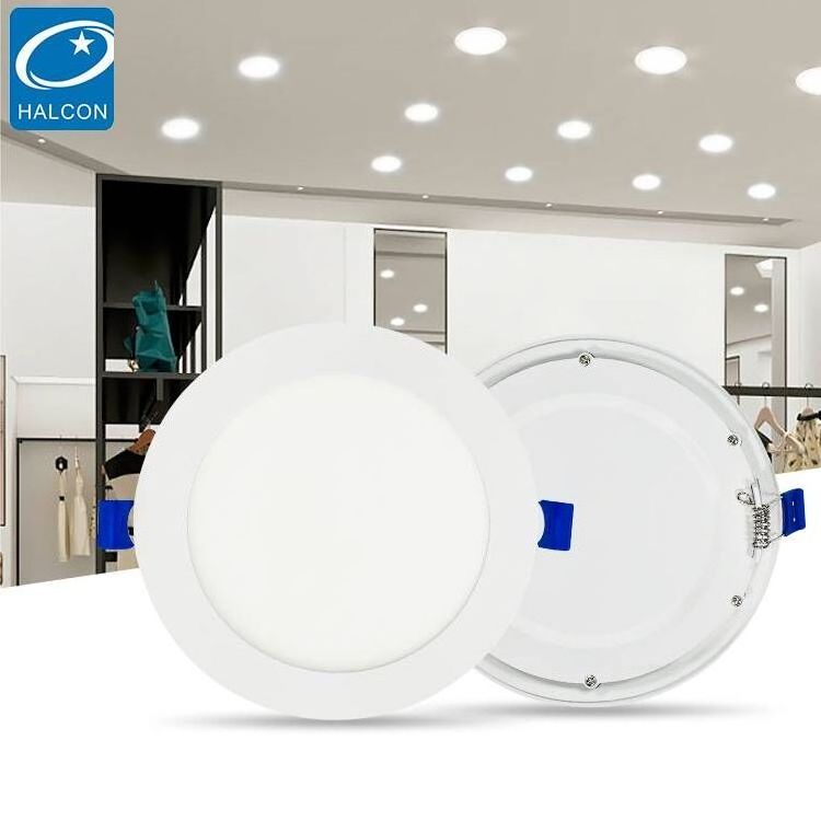 Halcon Indoor Lighting School Shop Corridor Office 9w 12w 18w 24w Commerical Round Led Panel Light