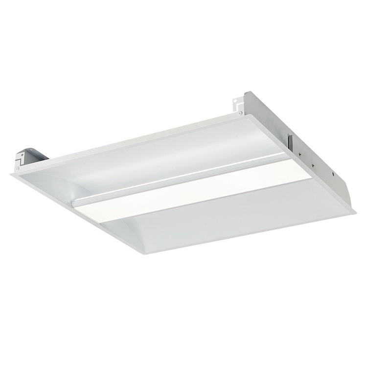 Dlc 2X4 40w led skylight panels led troffer light led flush mount ceiling light 125lm/w recessed troffer