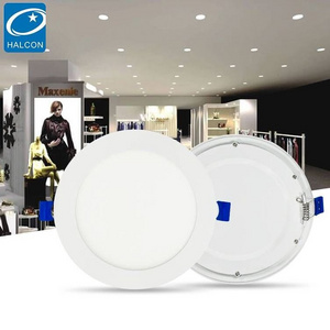 Halcon Indoor Lighting School Shop Corridor Office 9w 12w 18w 24w Commerical Round Led Panel Light