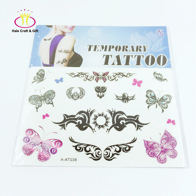 Custom Mini Butterfly 3D Temporary Intimate Tattoo Sticker Off