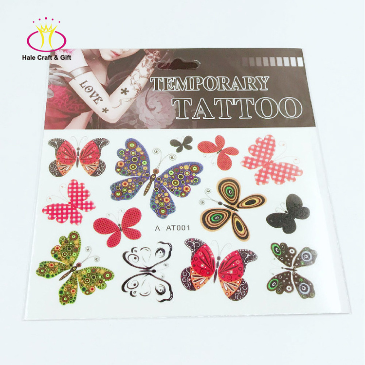 Custom Mini Butterfly 3D Temporary Intimate Tattoo Sticker Off