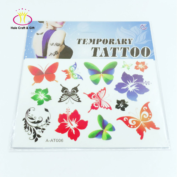 Custom Mini Butterfly 3D Temporary Intimate Tattoo Sticker Off