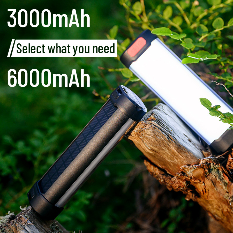 Factory Best Outdoor Bright magnetic Camping Waterproof Portable Powered solar led lamp lights