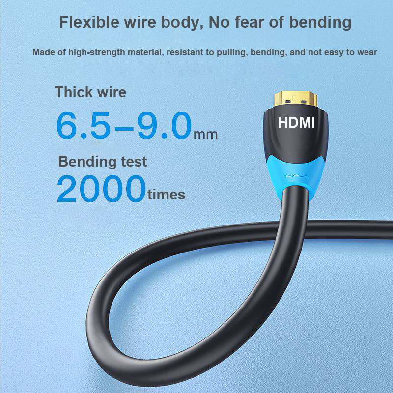 High Speed Bulk Fiber Optic HDMI 2.1 Cable Ultra HD 8K 60Hz 4K 120Hz Customized Cable Mobile HDMI Video Cable Phone to TV For PC