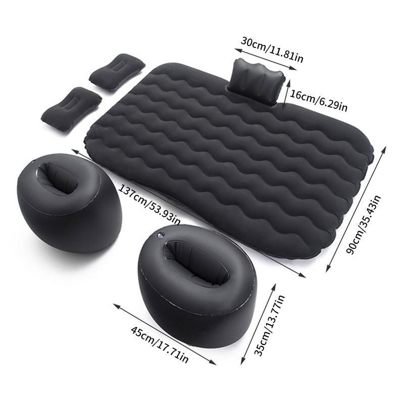 Car Air Inflation Travel Bed Mattress for Universal Car Back Seat Support Outdoor Camping Mat Cushion