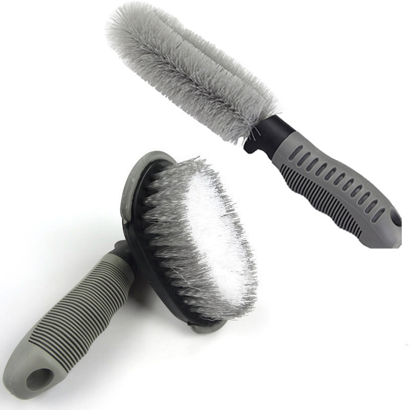 Steel and Alloy Wheel Cleaning Brush, Rim Cleaner for Your Car, Motorcycle or Bicycle Tire Brush Washing Tool