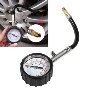 Tire Pressure 0-100PSI Long Tube Gauge Meter High-Precision Tyre Air Tester for Car Motorcycle Monitoring System