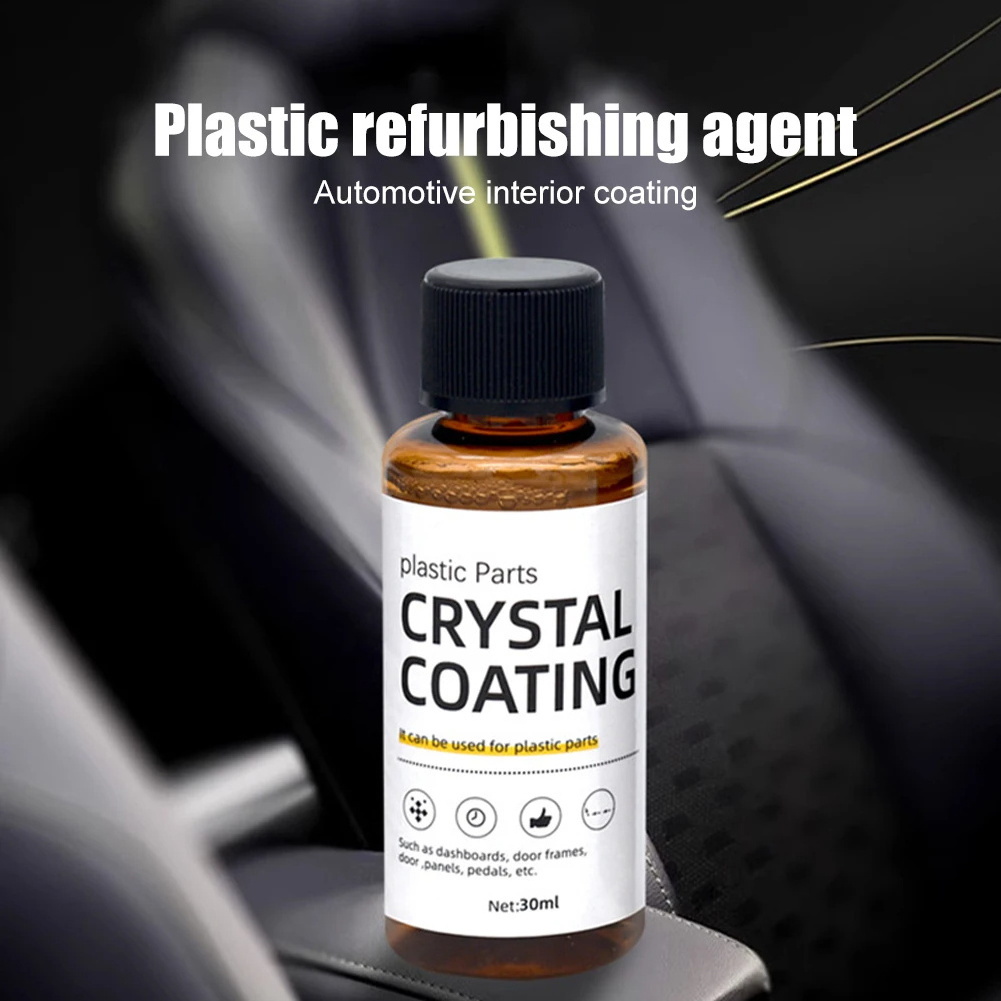 30ml Plastic Restorer for Car Easy To Use Plastic Part Refurbishment Crystal Coating Refurbish Agent