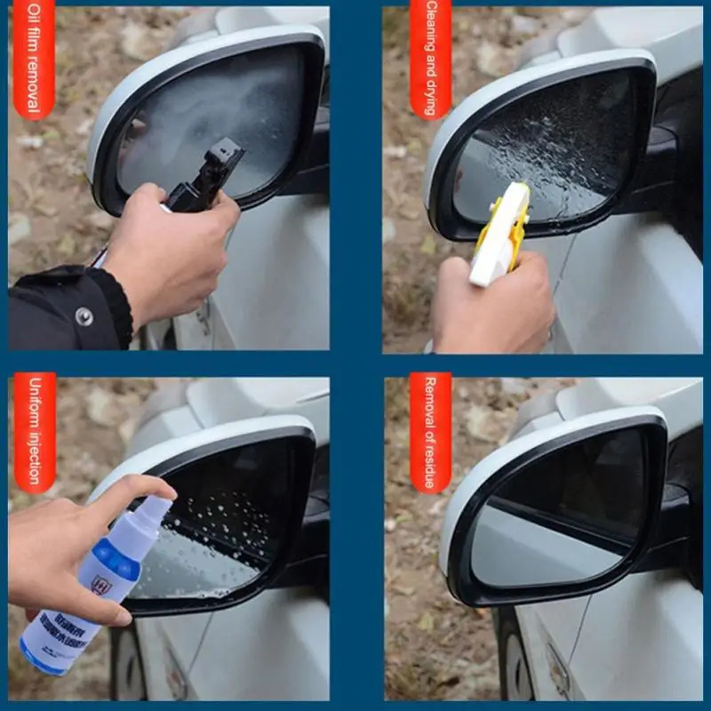 100ML Car Window Water Repellent Anti-rain Hydrophobic Coating Front Windshield Windscreen Mirror Glass Protective Spray