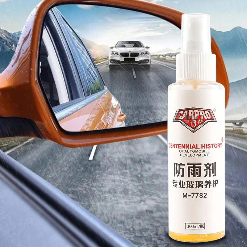 100ML Car Window Water Repellent Anti-rain Hydrophobic Coating Front Windshield Windscreen Mirror Glass Protective Spray