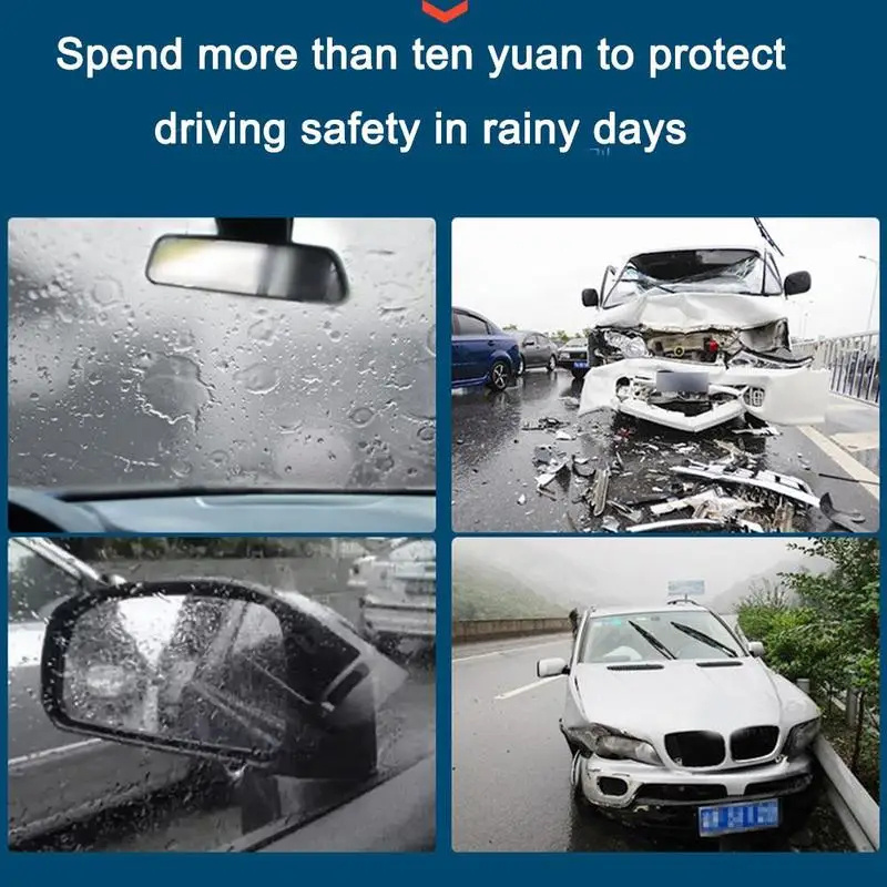 100ML Car Window Water Repellent Anti-rain Hydrophobic Coating Front Windshield Windscreen Mirror Glass Protective Spray