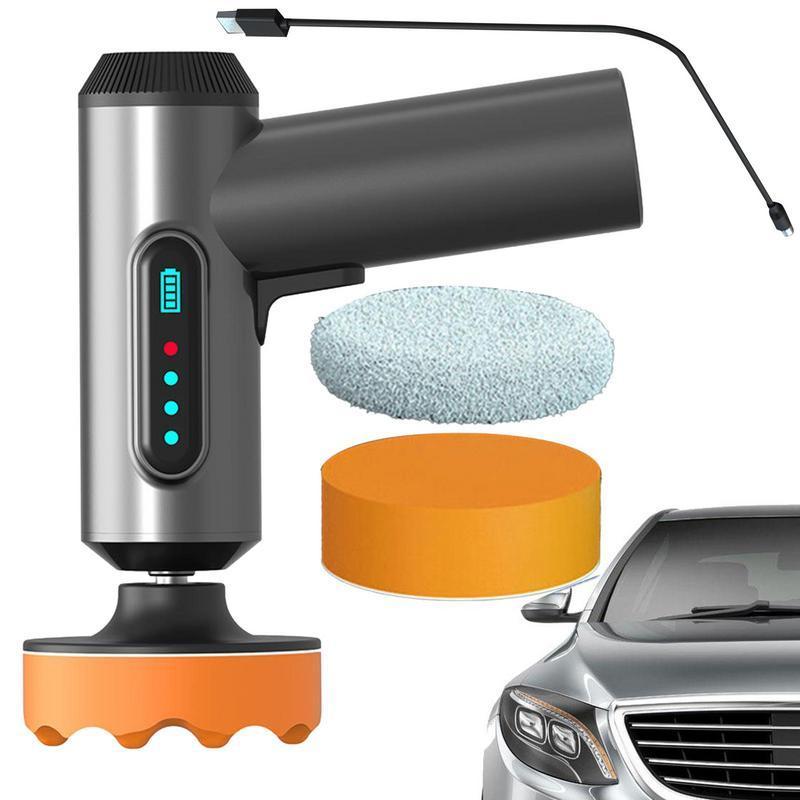 Car Polishing Machine 4000mAh Rechargeable Electric Wireless Polisher Portable Auto Waxing Glass Scratches Repair Polishing Tool