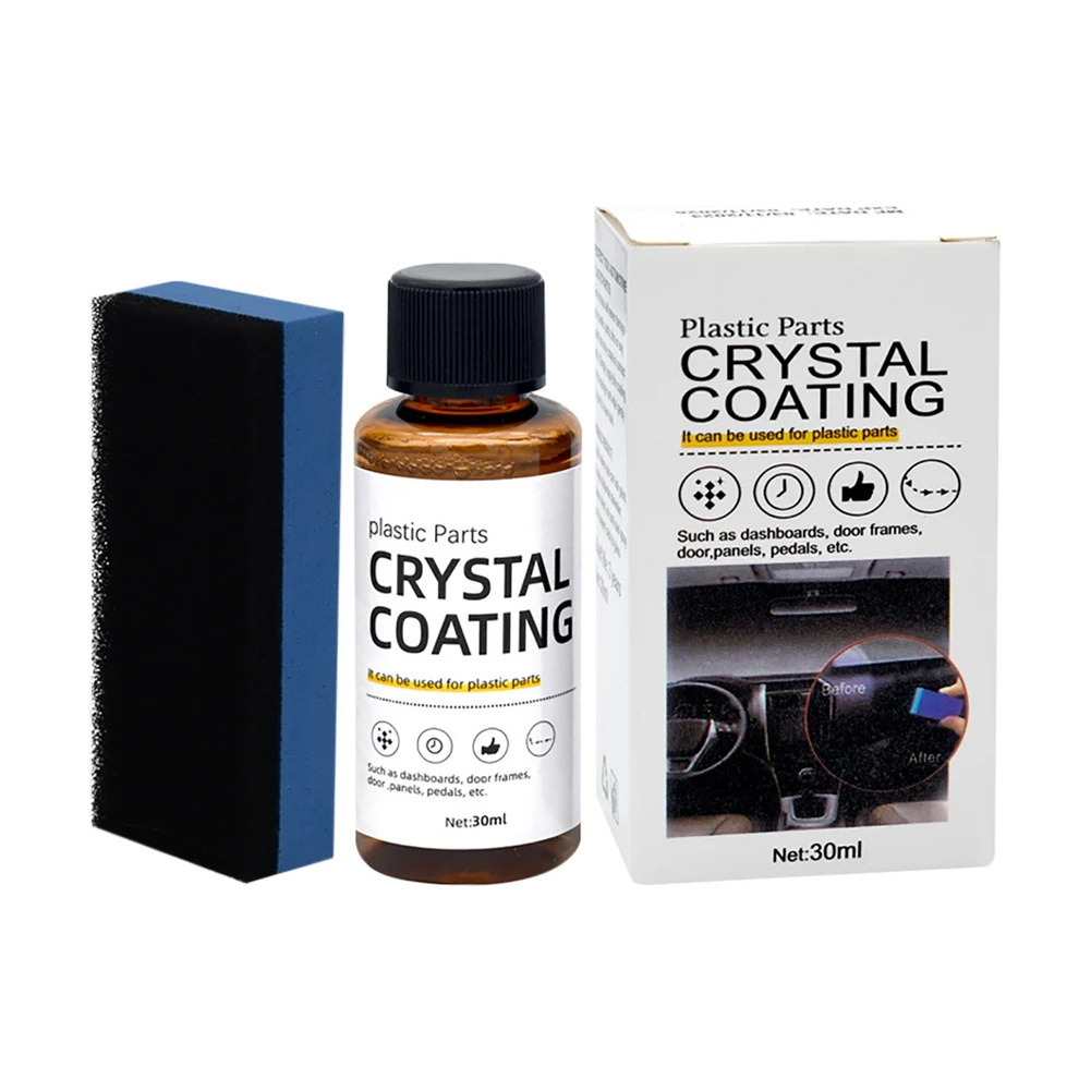 30ml Plastic Restorer for Car Easy To Use Plastic Part Refurbishment Crystal Coating Refurbish Agent