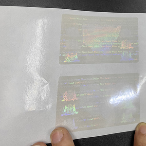 Custom Transparent PET Hologram Overlay Sticker VIC SA NSW Hologram Overlay Holographic Stickers