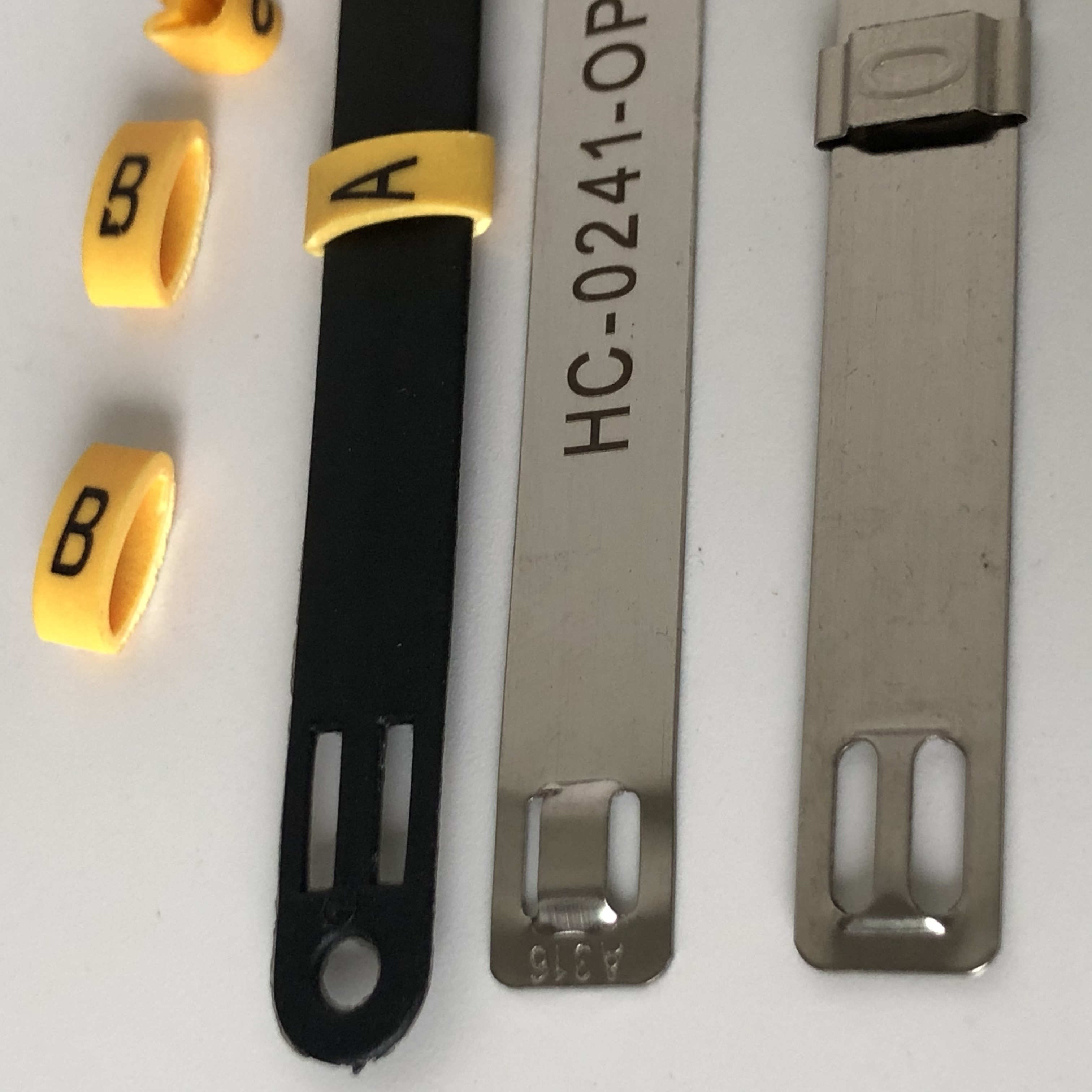 cable length identification, cable marking labels/marker cable ties-ss316 X9.5x89mm and 316x19x89mm